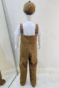 Bahçıvan Tulum ve Şapka Set Taba