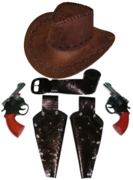 Kovboy Kostüm Set Lüks