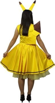 Yetişkin Bayan Pikachu Kostümü