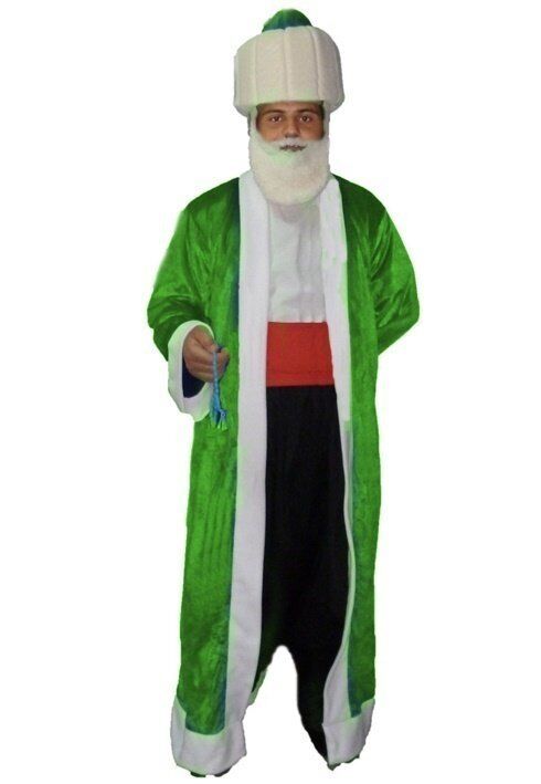 Nasrettin Hoca Kostümü 12-13 Yaş - Yeşil