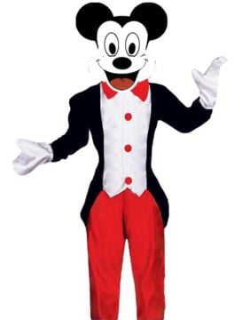 Mickey Mouse Kostümü Uzun Ceketli