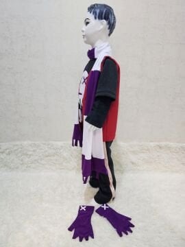 Gizemli Dövüşçü Anime Cosplay Kostümü