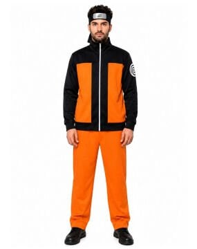 Naruto Uzumaki Kostümü Yetişkin Cosplay Kıyafeti