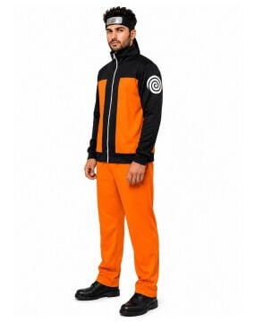 Naruto Uzumaki Kostümü Yetişkin Cosplay Kıyafeti
