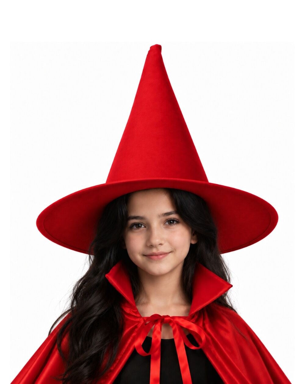 Halloween Cadı Şapkası Kırmızı