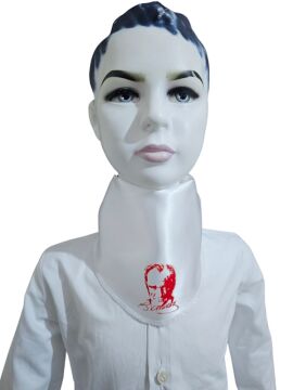 Atatürk Baskılı Fular Beyaz
