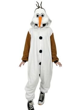 Olaf Kostümü | Karlar Ülkesi Olaf Pijama Tulum Kostüm