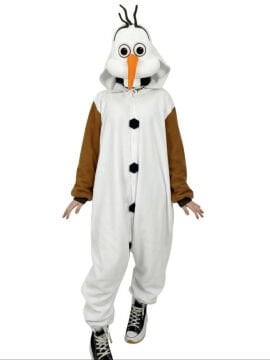 Olaf Kostümü | Karlar Ülkesi Olaf Pijama Tulum Kostüm
