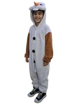Olaf Kostümü | Karlar Ülkesi Olaf Pijama Tulum Kostüm