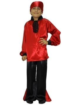 İspanyol Kostümü | İspanyol Erkek Çocuk Kostümü 6-7 Yaş - Kırmızı