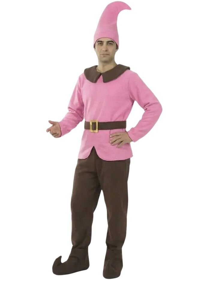 Yedi Cüceler Kostümü Yetişkin Pembe - S Beden