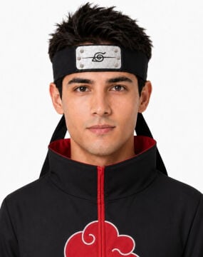 Naruto Itachi Akatsuki Alın Bandı Yetişkin – Siyah