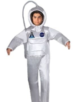 Nasa Logolu Astronot Kostümü Yetişkin