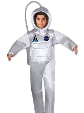 Nasa Logolu Astronot Kostümü Yetişkin