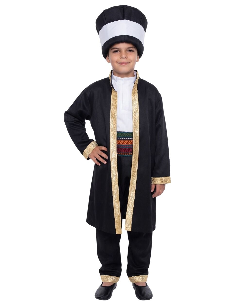 Mehter Kostümü Çocuk Siyah - 5-7 Yaş
