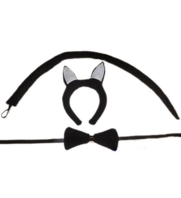 Kedi Kostüm Set Siyah