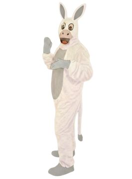 Eşek Kostümü Yetişkin L Beden - Beyaz