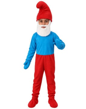 Çocuk Şirin Baba Kostümü Model-2