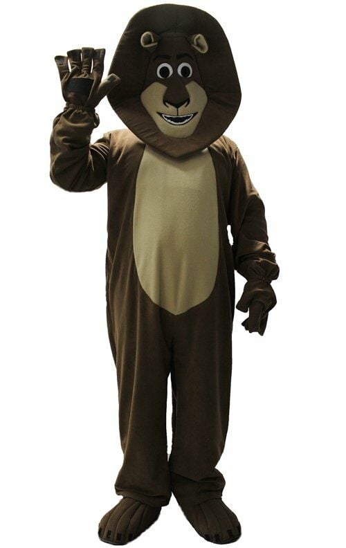 Madagaskar Aslan Alex Kostümü Yetişkin XXL Beden