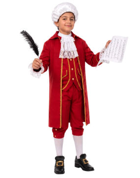 Wolfgang Amadeus Mozart Kostümü Çocuk