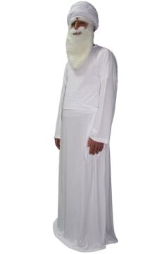 Ak Sakallı Dede Kostümü Yetişkin XL Beden