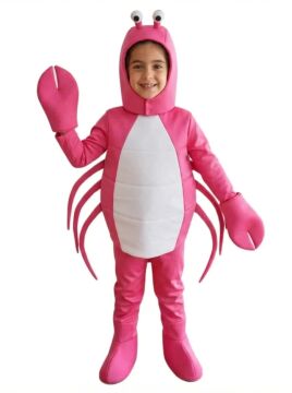Yengeç Kostümü Pembe - 4-5 Yaş