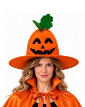 Yetişkin Halloween Bal Kabağı Şapkası