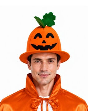 Halloween Bal Kabağı Yetişkin Melon Şapka