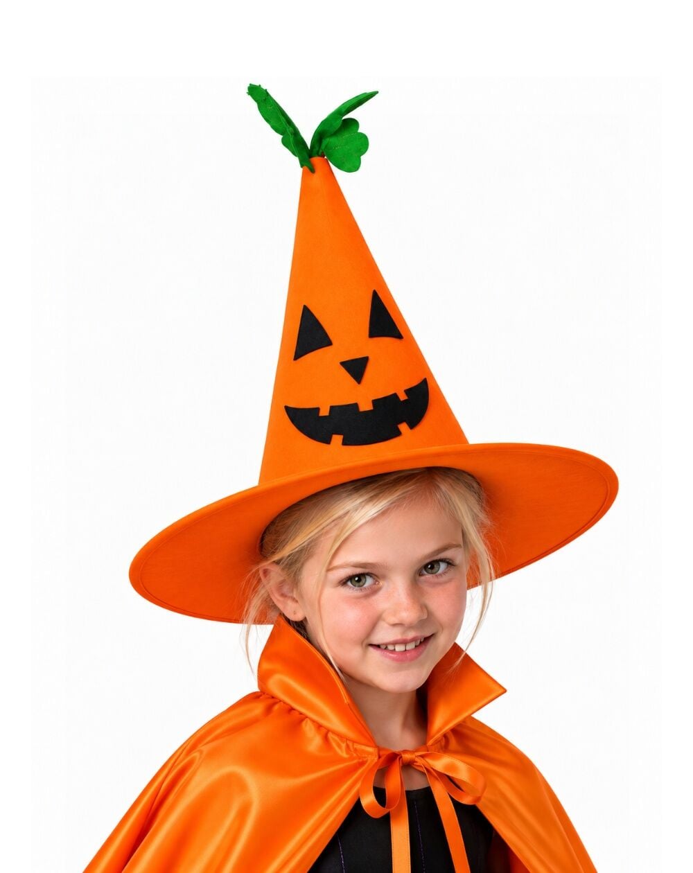 Çocuk Halloween Bal Kabağı Cadı Şapkası