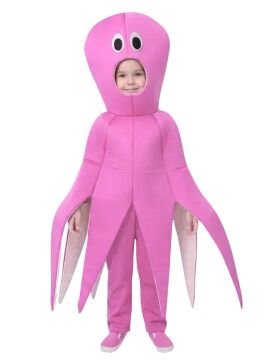 Ahtapot Kostümü Pembe - 10-11 Yaş