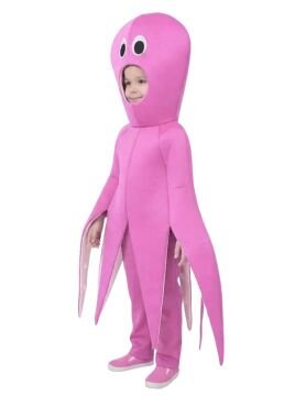 Ahtapot Kostümü Pembe - 10-11 Yaş