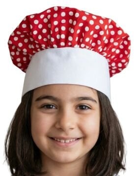 Aşçı Şapkası Puantiyeli
