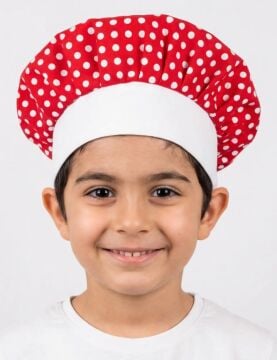 Aşçı Şapkası Puantiyeli