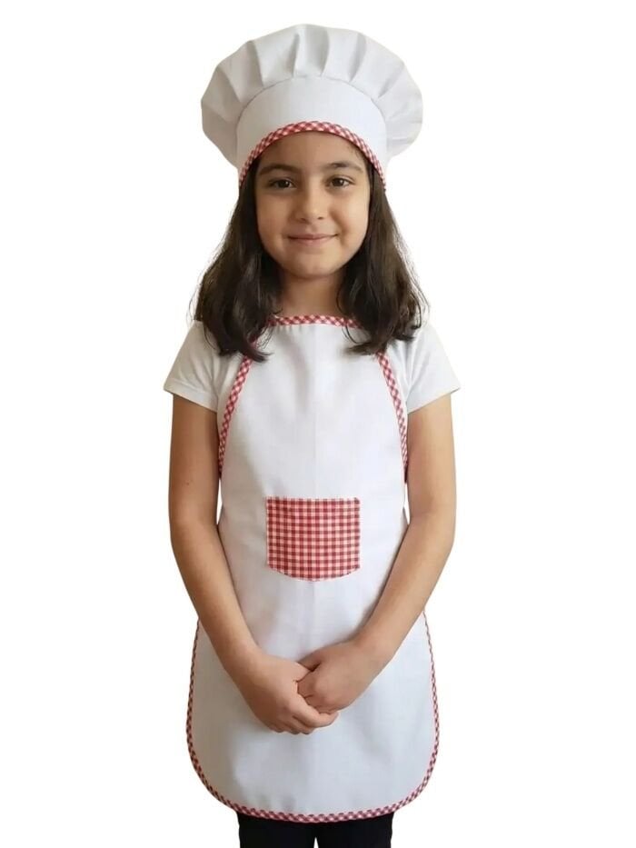 Aşçı Şapkası ve Aşçı Önlüğü Takım