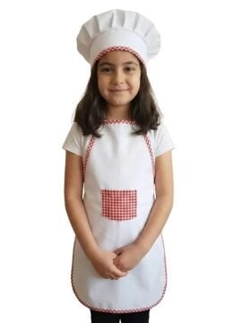 Aşçı Şapkası ve Aşçı Önlüğü Takım