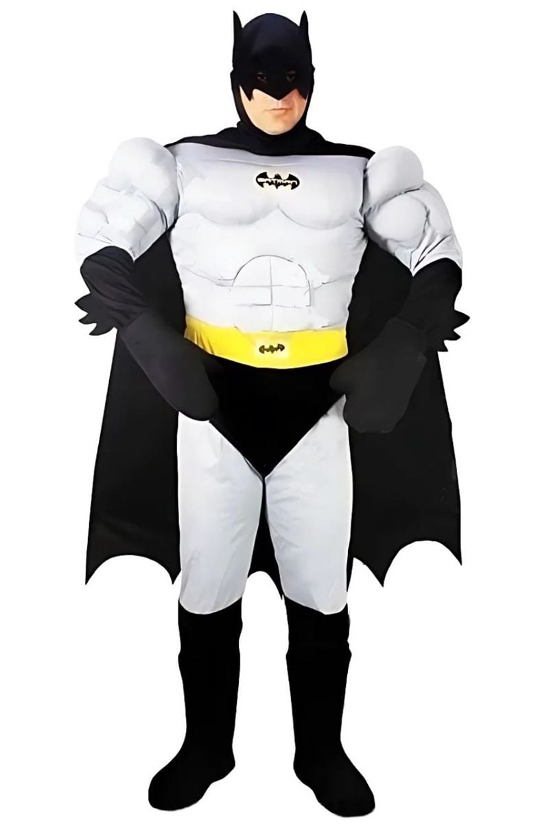 Yetişkin Batman Kostümü Kaslı