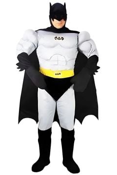 Yetişkin Batman Kostümü Kaslı