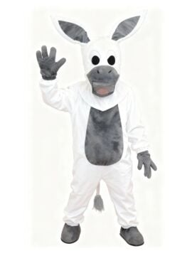 Eşek Kostümü Model-1 10-11 Yaş - Beyaz