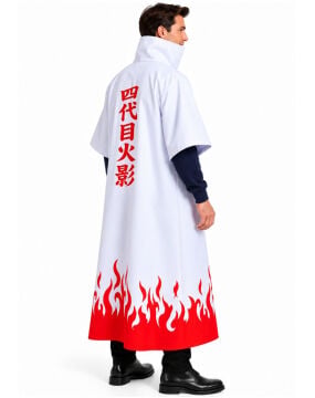Minato Namikaze Cosplay Pelerini Yetişkin