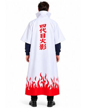 Minato Namikaze Cosplay Pelerini Yetişkin