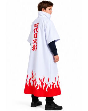 Çocuk Minato Namikaze Cosplay Pelerini
