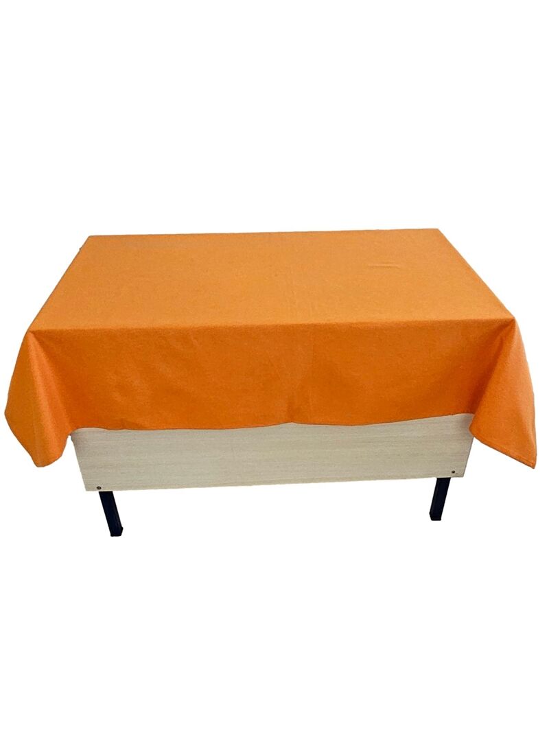Öğretmen Masa Örtüsü Turuncu (Pamuklu)