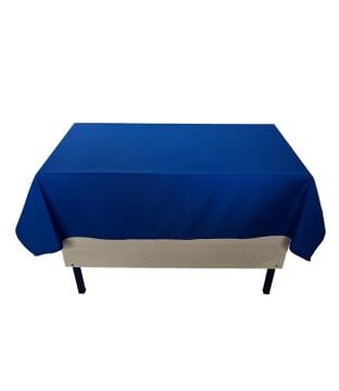 Öğretmen Masa Örtüsü Mavi (Pamuklu)