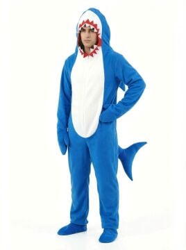 Köpek Balığı Kostümü Yetişkin