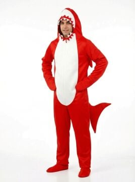 Köpek Balığı Kostümü Yetişkin