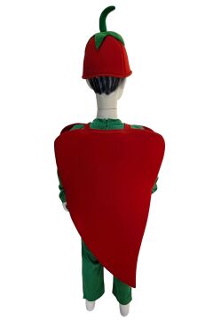 Biber Kostümü Kırmızı | Biber Kıyafeti