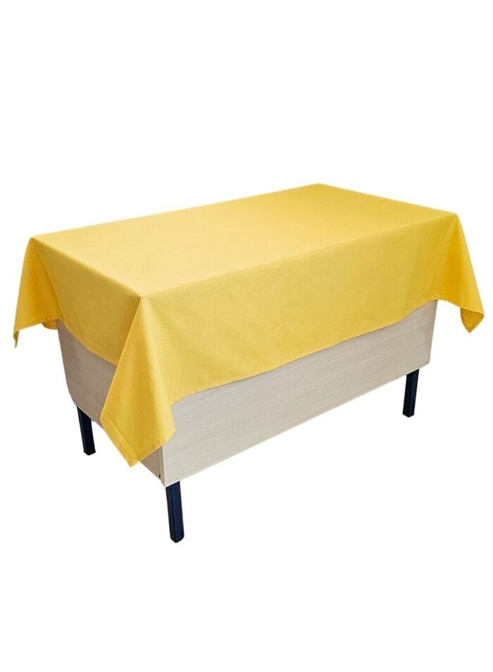 Öğretmen Masa Örtüsü Sarı (Pamuklu)