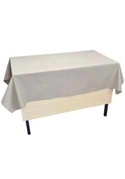 Öğretmen Masa Örtüsü Gri Renkli (Pamuklu)