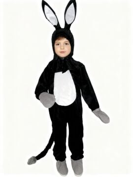 Eşek Kostümü Model-2 2-3 Yaş - Beyaz