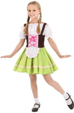 Alman Kız Çocuk Kostümü | Gretel Kostümü
